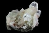 Zoned Apophyllite Crystals With Stilbite - India #72089-2